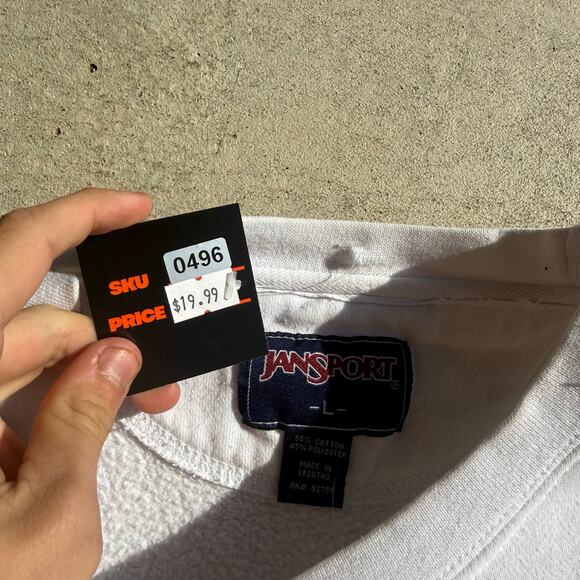 Y2K Winsconsin Badgers College CrewNeck L - Picture 2 of 5